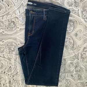 Old Navy Skinny Dark Mid Rise Tall Jeans - 10 Long